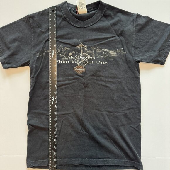 Vintage Y2K Harley Davidson 2005 Seminole Sanford Florida Black Size Small Tee - Picture 5 of 6